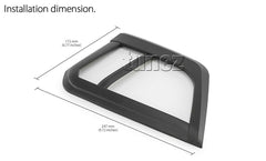 Matte Black Front Fog Light Lamp Cover For Mitsubishi Triton MR 2019 2020 Matt Matte Black Front Fog Light Lamp Cover For Mitsubishi Triton MR 2019 2020 Matt
