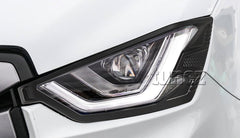 Black Front Rear Tail Light Head Lamp Cover For Isuzu D-Max DMax RG 2021 2022 Black Front Rear Tail Light Head Lamp Cover For Isuzu D-Max DMax RG 2021 2022