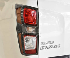 Black Front Rear Tail Light Head Lamp Cover For Isuzu D-Max DMax RG 2021 2022 Black Front Rear Tail Light Head Lamp Cover For Isuzu D-Max DMax RG 2021 2022