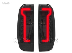 Smoke LED Tail Rear Lamp Lights For Nissan Navara D40 2005-2015 Car RX ST ST-X