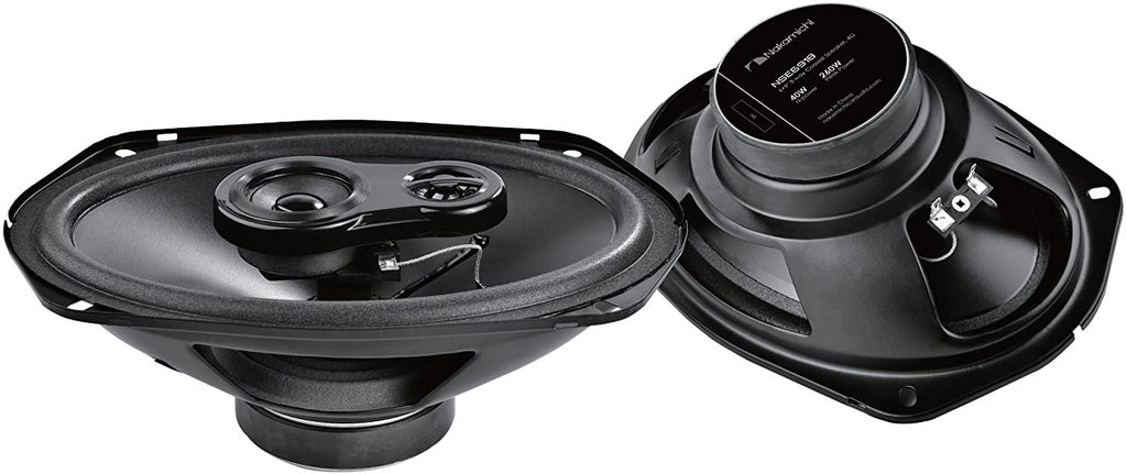 Nakamichi NSE6918 6x9 inches Car Stereo 3 Way Coaxial Speaker 260 Watts Peak Power 55-19.5kHz Frequency Response Nakamichi NSE6918 6x9 inches Car Stereo 3 Way Coaxial Speaker 260 Watts Peak Power 55-19.5kHz Frequency Response
