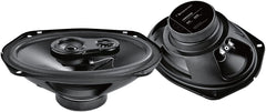 Nakamichi NSE6918 6x9 inches Car Stereo 3 Way Coaxial Speaker 260 Watts Peak Power 55-19.5kHz Frequency Response