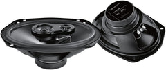 Nakamichi NSE6918 6x9 inches Car Stereo 3 Way Coaxial Speaker 260 Watts Peak Power 55-19.5kHz Frequency Response