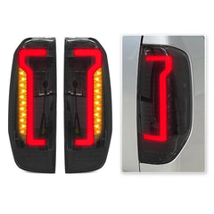 Smoke LED Tail Rear Lamp Lights For Nissan Navara D40 2005-2015 Car RX ST ST-X