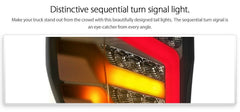 Sequential LED Smoked Tail Rear Lights Lamp For Ford Ranger T6 PX Wildtrak XLT Sequential LED Smoked Tail Rear Lights Lamp For Ford Ranger T6 PX Wildtrak XLT