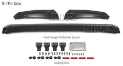 ABS Bonnet Protector Guard Shield For Ford Ranger T6 PX 2015-2021 XLT Wildtrak ABS Bonnet Protector Guard Shield For Ford Ranger T6 PX 2015-2021 XLT Wildtrak