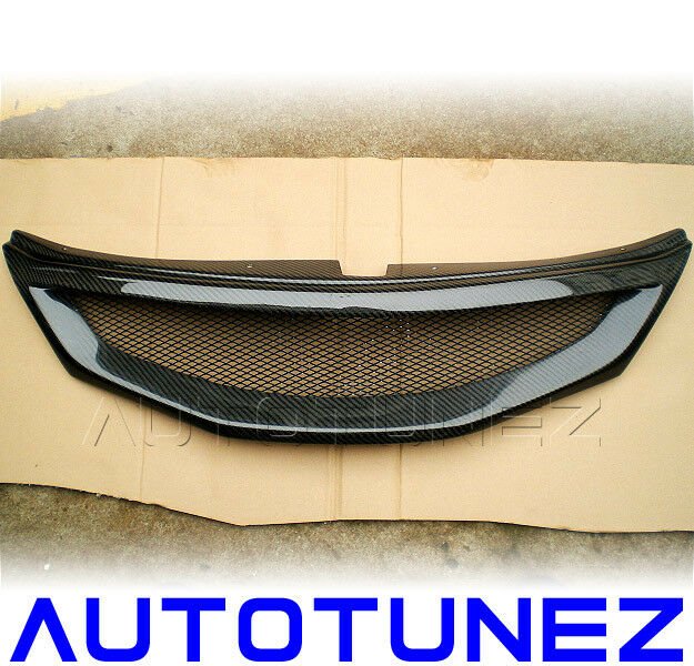 Carbon Fiber Car Grille Grill For Subaru Impreza WRX STI 2008 2009 Black Carbon Fiber Car Grille Grill For Subaru Impreza WRX STI 2008 2009 Black