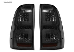 Smoke LED Tail Rear Lamp Sequential Light For Toyota Hilux 2015 2016 2017