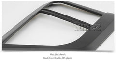 Matte Black Front Fog Light Lamp Cover For Mitsubishi Triton MR 2019 2020 Matt Matte Black Front Fog Light Lamp Cover For Mitsubishi Triton MR 2019 2020 Matt