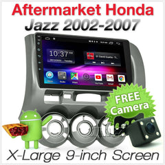 9" Android MP3 Car Player GPS For Honda Jazz GD 2002-2007 Stereo Radio Fascia