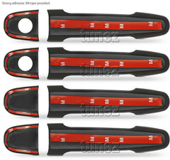 Matte Black Key Door Handle Cover Guard For Toyota Hilux KUN26 2004 2005-2015 Matte Black Key Door Handle Cover Guard For Toyota Hilux KUN26 2004 2005-2015