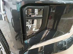 Matte Black Front Fog Light Lamp Cover For Mitsubishi Triton MR 2019 2020 Matt Matte Black Front Fog Light Lamp Cover For Mitsubishi Triton MR 2019 2020 Matt