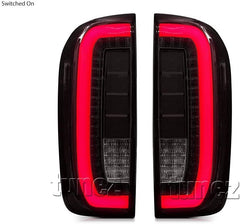 Tail Lights Rear Lamp LED Smoked For Nissan Navara NP300 D23 Series DX RX ST ST-X SL Visia Acenta Acenta+ N-Connecta Tekna Truck Pickup Full COB LED Replacement 2015 2016 2017 2018 2019 2020