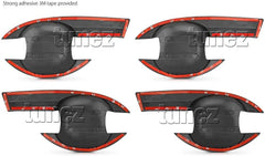 4x Door Handle Cup Guard Cover Matt Matte Black Isuzu D-Max RT50 RT85 4x Door Handle Cup Guard Cover Matt Matte Black Isuzu D-Max RT50 RT85