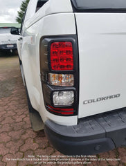 Front Tail Rear Light Lamp Cover Black Holden Colorado RG MK2 2016-2019 Car Front Tail Rear Light Lamp Cover Black Holden Colorado RG MK2 2016-2019 Car