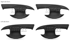 4x Door Handle Cup Guard Cover Matt Black For Mitsubishi Triton MQ MR 4x Door Handle Cup Guard Cover Matt Black For Mitsubishi Triton MQ MR