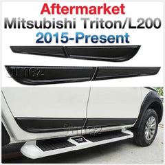 Door Guard Side Panel Protector Cladding Mitsubishi Triton MQ MR GLX GLS GLX+