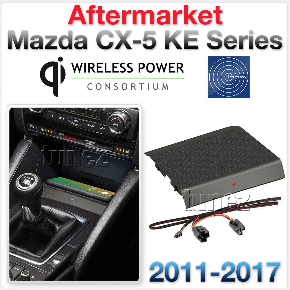 Inbay Qi Wireless Charger Car Console Storage Mat For Mazda CX-5 KE 2011-2017 Inbay Qi Wireless Charger Car Console Storage Mat For Mazda CX-5 KE 2011-2017