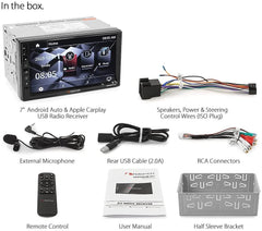 7-inch Nakamichi NAM3510-M7 Licensed Apple CarPlay Android Auto Multimedia Head Unit Radio Stereo Universal Double DIN MP3 MP4 1080p USB SD Card Bluetooth 7-inch Nakamichi NAM3510-M7 Licensed Apple CarPlay Android Auto Multimedia Head Unit Radio Stereo Universal Double DIN MP3 MP4 1080p USB SD Card Bluetooth
