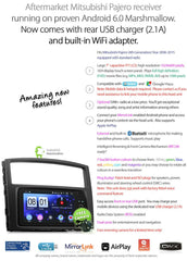 Android Car MP3 Player For Mitsubishi Pajero 2006-2015 Stereo Radio Fascia GPS