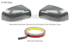 Black Carbon Fiber Side Mirror Cover Land Rover Discovery 4 L319 2009-2013 Car Black Carbon Fiber Side Mirror Cover Land Rover Discovery 4 L319 2009-2013 Car