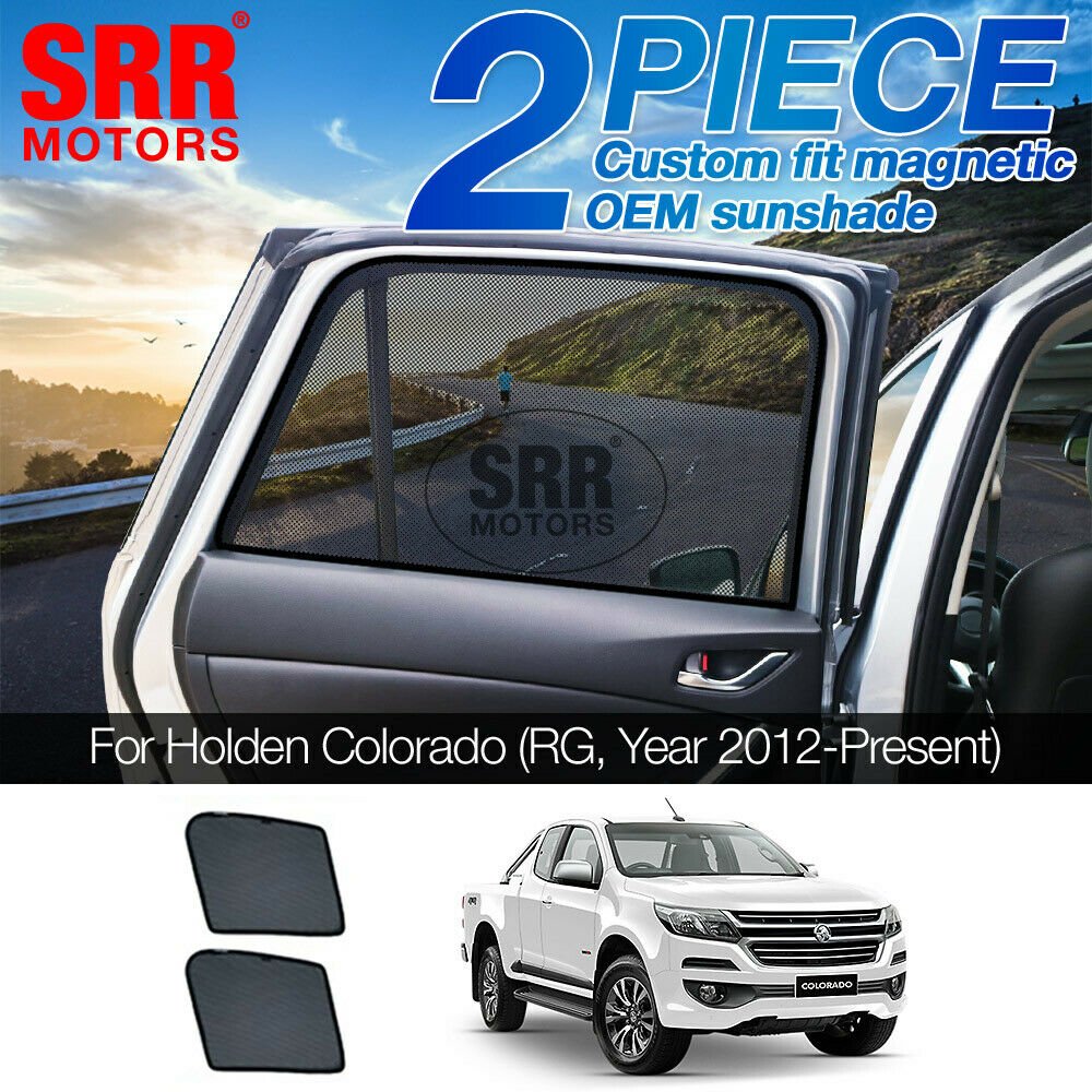 Custom Magnetic Sun Shade Rear Door Side Car Window Holden Colorado RG 2012-2020 Custom Magnetic Sun Shade Rear Door Side Car Window Holden Colorado RG 2012-2020