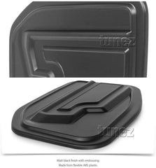 Fuel Gas Petrol Tank Door Matte Black Cover Car Compatible with Ford Ranger Raptor 2018 2019 Fuel Gas Petrol Tank Door Matte Black Cover Car Compatible with Ford Ranger Raptor 2018 2019