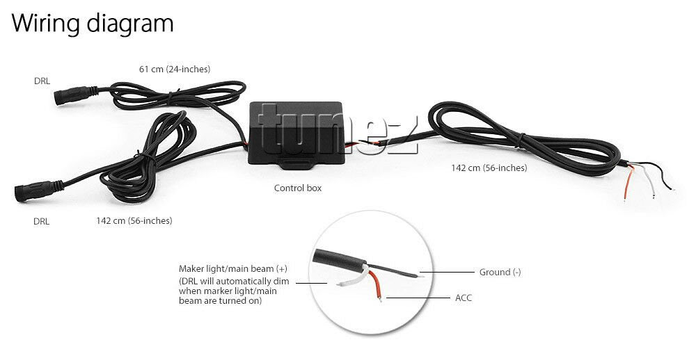 Grill Grille LED Daytime Running Light DRL For Nissan Navara D23 NP300 RX DX