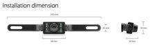 License Plate Infrared IR CCD Waterproof Car Reversing Camera Parking Rear License Plate Infrared IR CCD Waterproof Car Reversing Camera Parking Rear