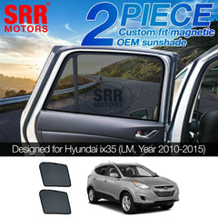 Custom Magnetic Sun Shade Rear Door Car Window Hyundai ix35 LM LM2 2010-2015