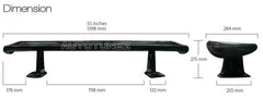 Carbon Fiber Spoiler Wing For Nissan Skyline GTR R34 R32 BNR34 Car Down Force