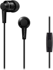 Pioneer C3 Lightweight in-Ear Headphone with Powerful 10 mm Driver and Aluminium Design - Black