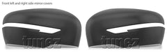 Matte Mat Black Edition Side Mirror Cover For Nissan Navara NP300 D23 STX