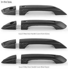 Keyless Smart Door Handle Guard Cover Protector Isuzu D-Max DMax RG 2021 2022 Keyless Smart Door Handle Guard Cover Protector Isuzu D-Max DMax RG 2021 2022