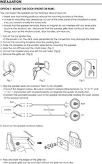 Nakamichi NSE-CS1658 6.5-inches Car Stereo 2 Way Component Speaker 350 Watts Peak Power 53-19.5kHz Frequency Response Nakamichi NSE-CS1658 6.5-inches Car Stereo 2 Way Component Speaker 350 Watts Peak Power 53-19.5kHz Frequency Response