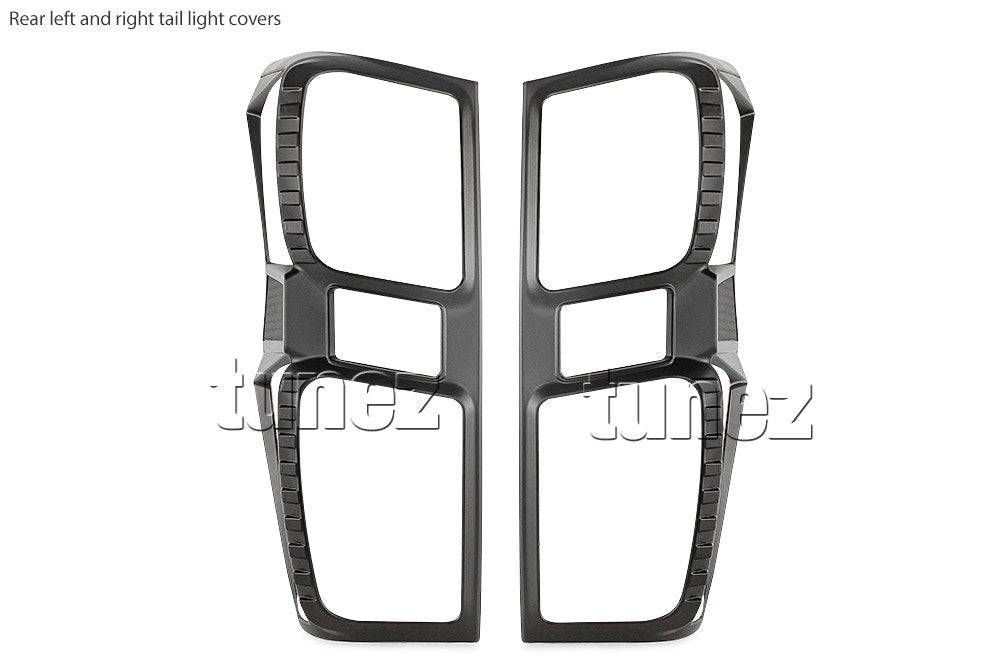 Black Door Handle Cup Guard Cover Protector For Isuzu D-Max DMax RG 2021 2022