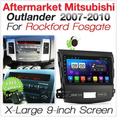 9" Android MP3 Car Player GPS For Mitsubishi Outlander 2009 2010 Rockford Radio