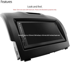 Fascia Facia Kit Double-DIN for Holden Colorado 2012-2016 and D-Max MU-X Dash Panel Trim Fascia Facia Kit Double-DIN for Holden Colorado 2012-2016 and D-Max MU-X Dash Panel Trim