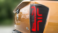 Animated Sequential LED Tail Lights For Navara NP300 D23 Rear Lamp Retro Animated Sequential LED Tail Lights For Navara NP300 D23 Rear Lamp Retro