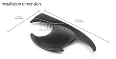 4x Door Handle Cup Guard Cover Matt Black For Toyota Hilux 2017 2018 2019 GUN1 4x Door Handle Cup Guard Cover Matt Black For Toyota Hilux 2017 2018 2019 GUN1