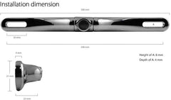 Car Rear License Plate CCD Reverse View Parking Camera Polished Chrome Backup Cameras Car Rear License Plate CCD Reverse View Parking Camera Polished Chrome Backup Cameras