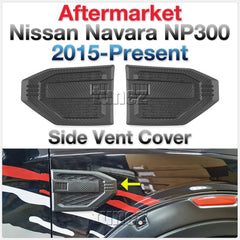 Carbon Print Side Vent Cover For Navara NP300 D23 2019 2020 2021 2022