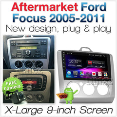 9" Android Car MP3 Player Ford Focus LS LT LV 2006-2011 Radio Stereo MP4 USB