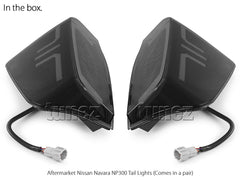 Animated Sequential LED Tail Lights For Navara NP300 D23 Rear Lamp Retro Animated Sequential LED Tail Lights For Navara NP300 D23 Rear Lamp Retro