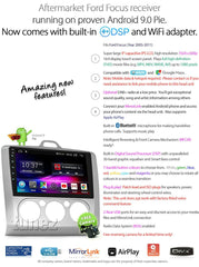 9" Android Car MP3 Player Ford Focus LS LT LV 2006-2011 Radio Stereo MP4 USB