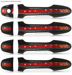 Matt Black Manual Remote Key Door Handle Cover For Toyota Hilux 2016 2017 Matt Black Manual Remote Key Door Handle Cover For Toyota Hilux 2016 2017