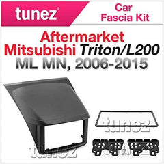 Mitsubishi Triton L200 2006-2015 ML MN Fascia Facia Kit Double-DIN Dash Panel Mitsubishi Triton L200 2006-2015 ML MN Fascia Facia Kit Double-DIN Dash Panel