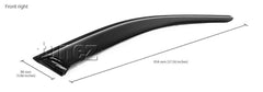 Window Door Visor Weathershield Weather Shield For Ford Ranger T6 PX MK1 MK2 Window Door Visor Weathershield Weather Shield For Ford Ranger T6 PX MK1 MK2