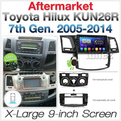 9" Android Car Player MP3 For Toyota Hilux 2005-2014 Stereo Radio GPS Fascia