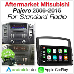 Apple CarPlay Android Auto For Mitsubishi Pajero NW NT NS 2006-2015 Radio Stereo